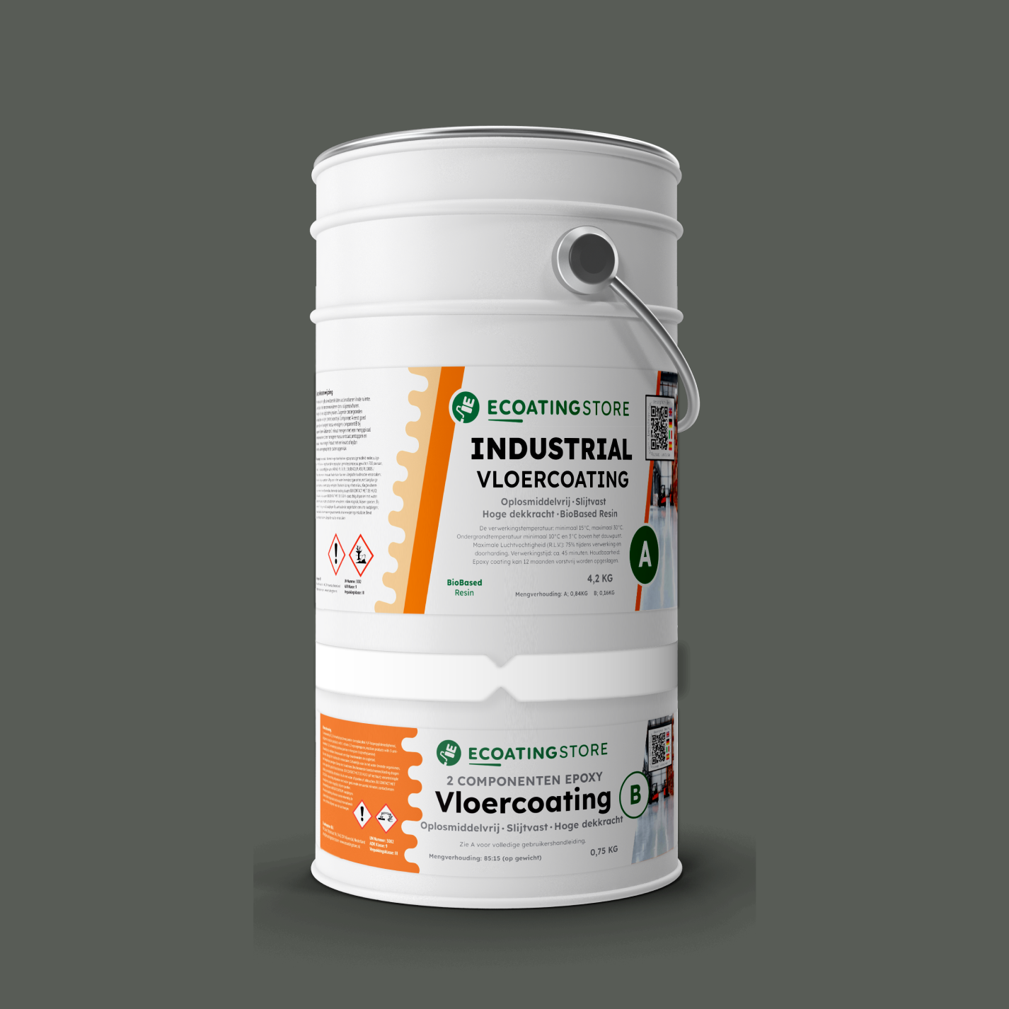 Vopsea de pardoseală industrială - RAL 7010