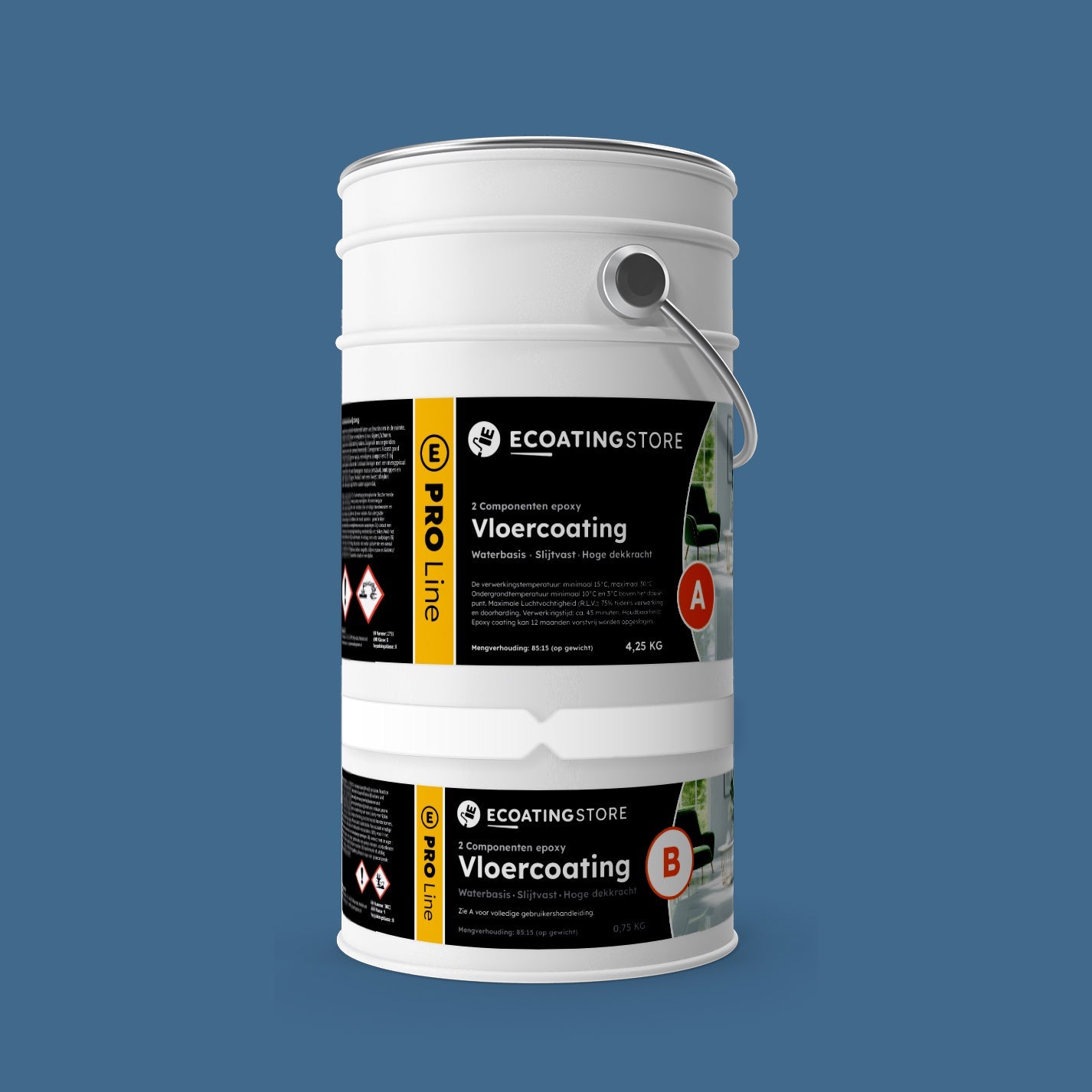 Vopsea de pardoseală de garaj - RAL 5023