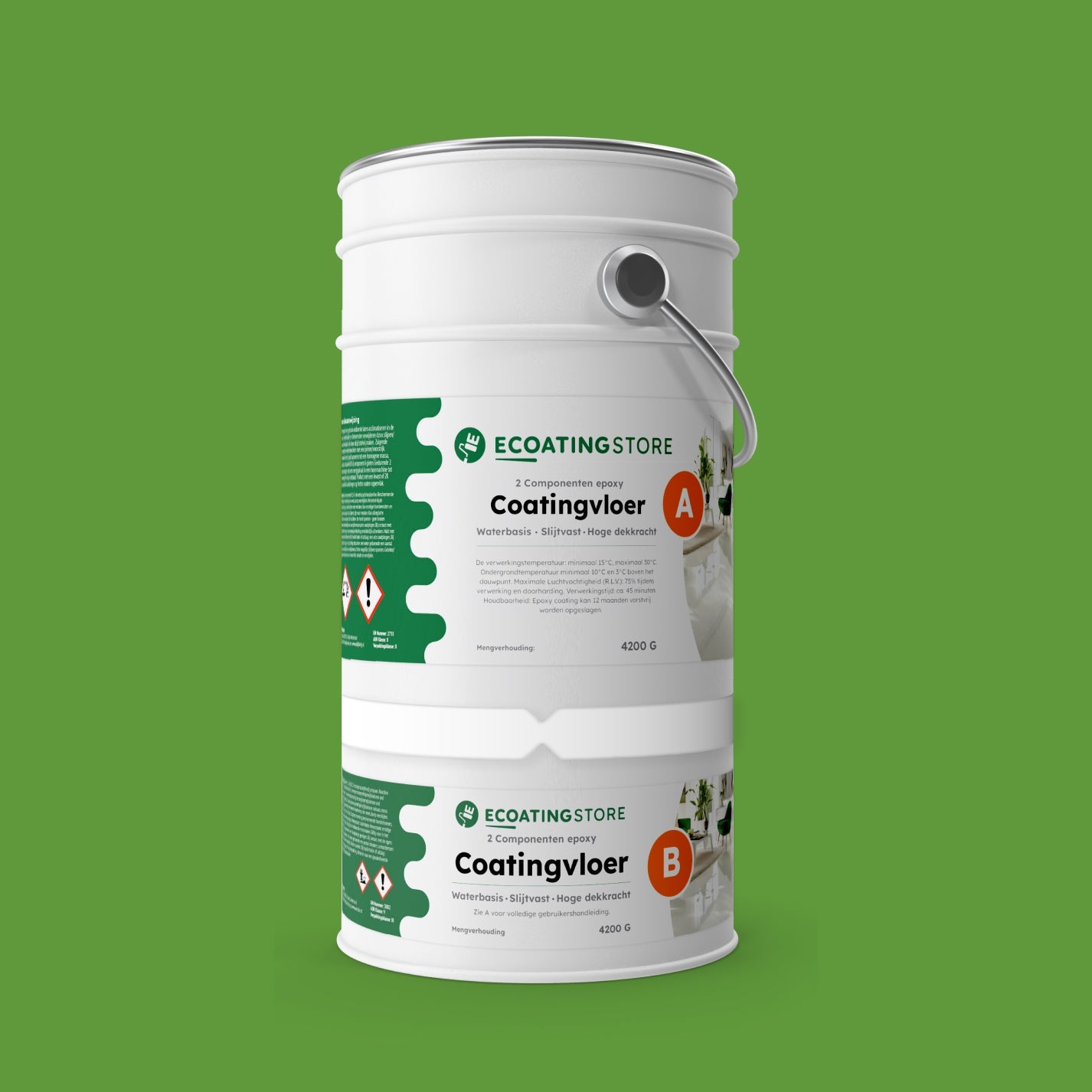 Vopsea de pardoseală de garaj - RAL 6018